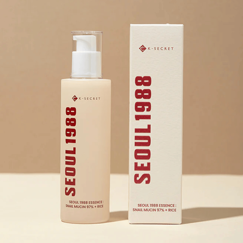 Produktbild med förpackning för KSECRET-SEOUL 1988 Essence Snail Mucin 97%