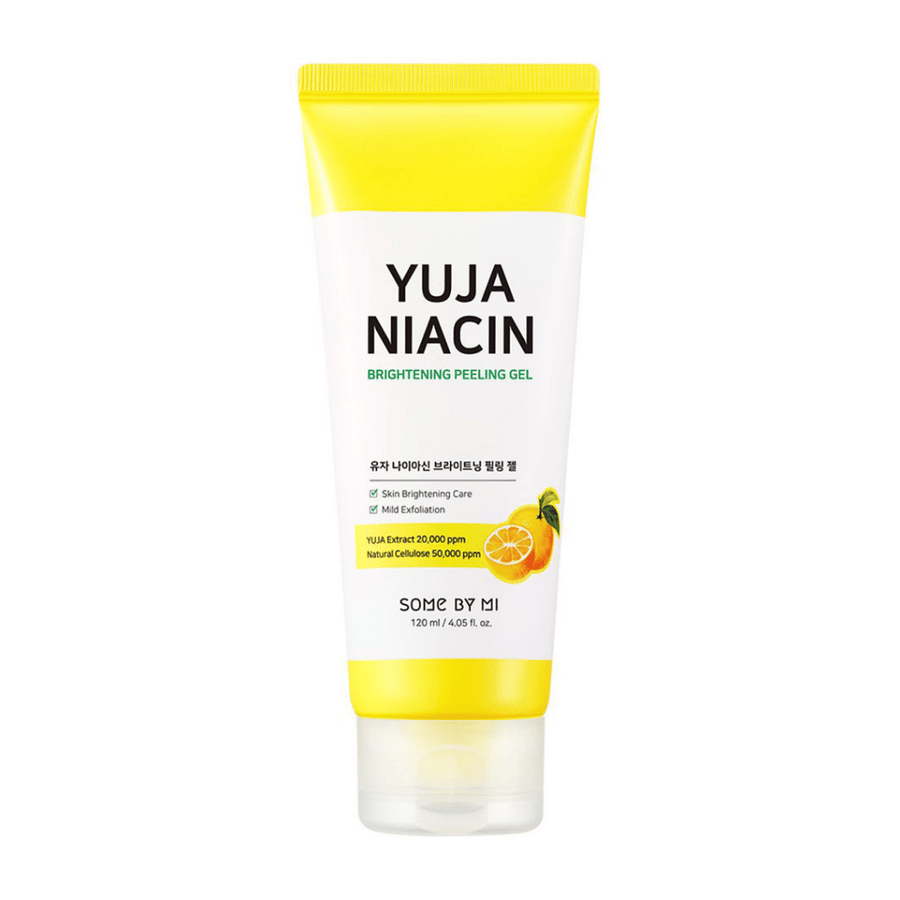 Some By Mi Yuja Niacin Brightening Peeling Gel med yujaextrakt för att ta bort döda hudceller.